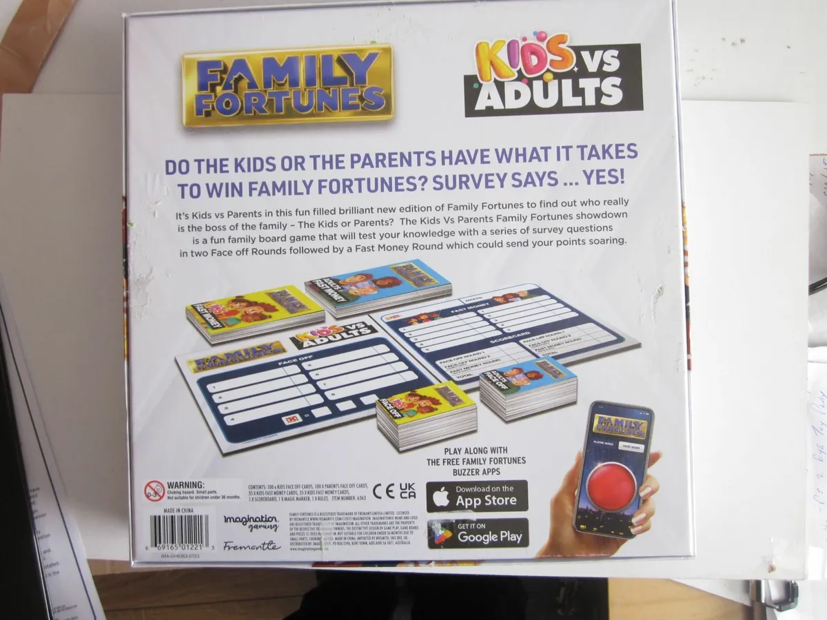 Family Fortunes Kid's Vs Adults - Image 2