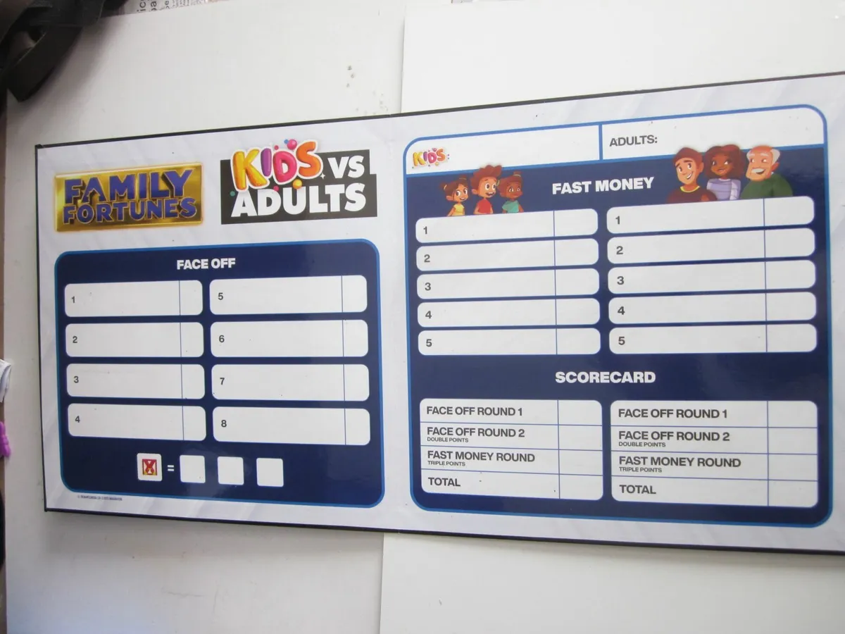 Family Fortunes Kid's Vs Adults - Image 3