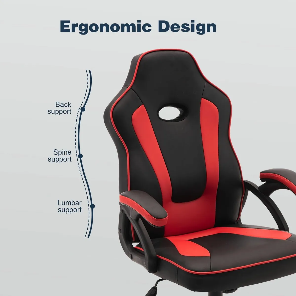 .Ergonomic high back seat breathable mesh insert p - Image 4