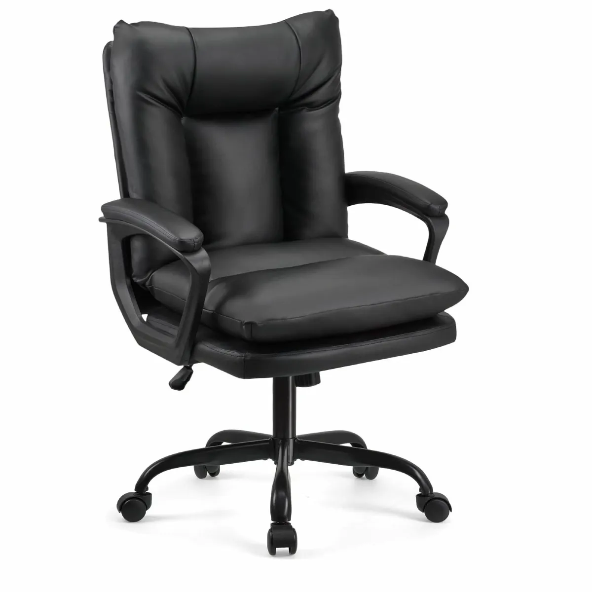 . Ergonomic office swivel chair executive seat PU - Image 1