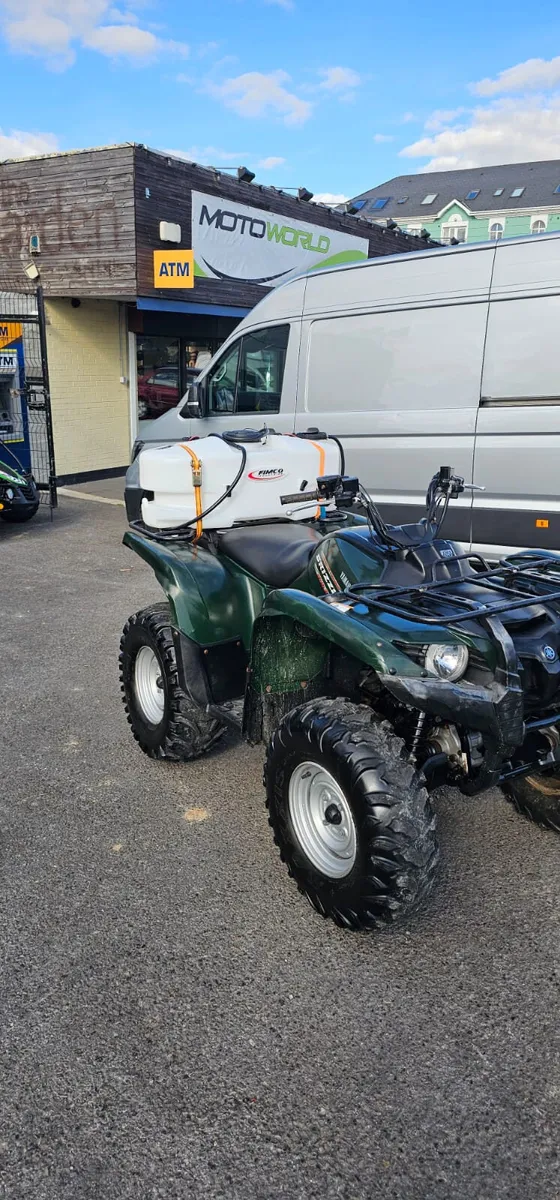2018 YAMAHA GRIZZLY 550 & SPRAYER SET UP - Image 1