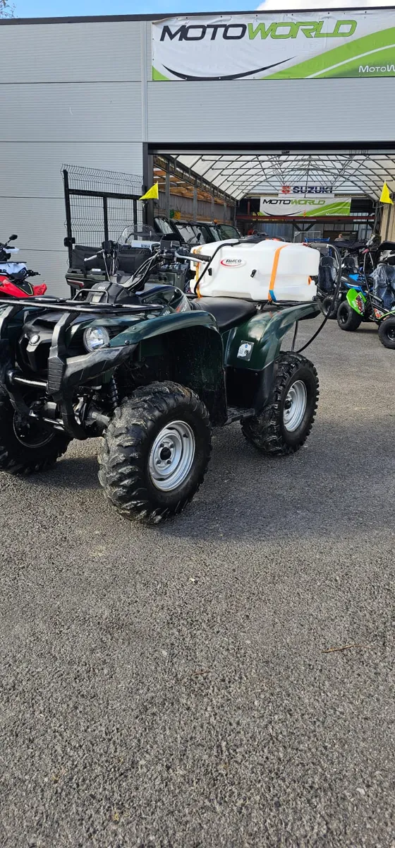 2018 YAMAHA GRIZZLY 550 & SPRAYER SET UP - Image 2
