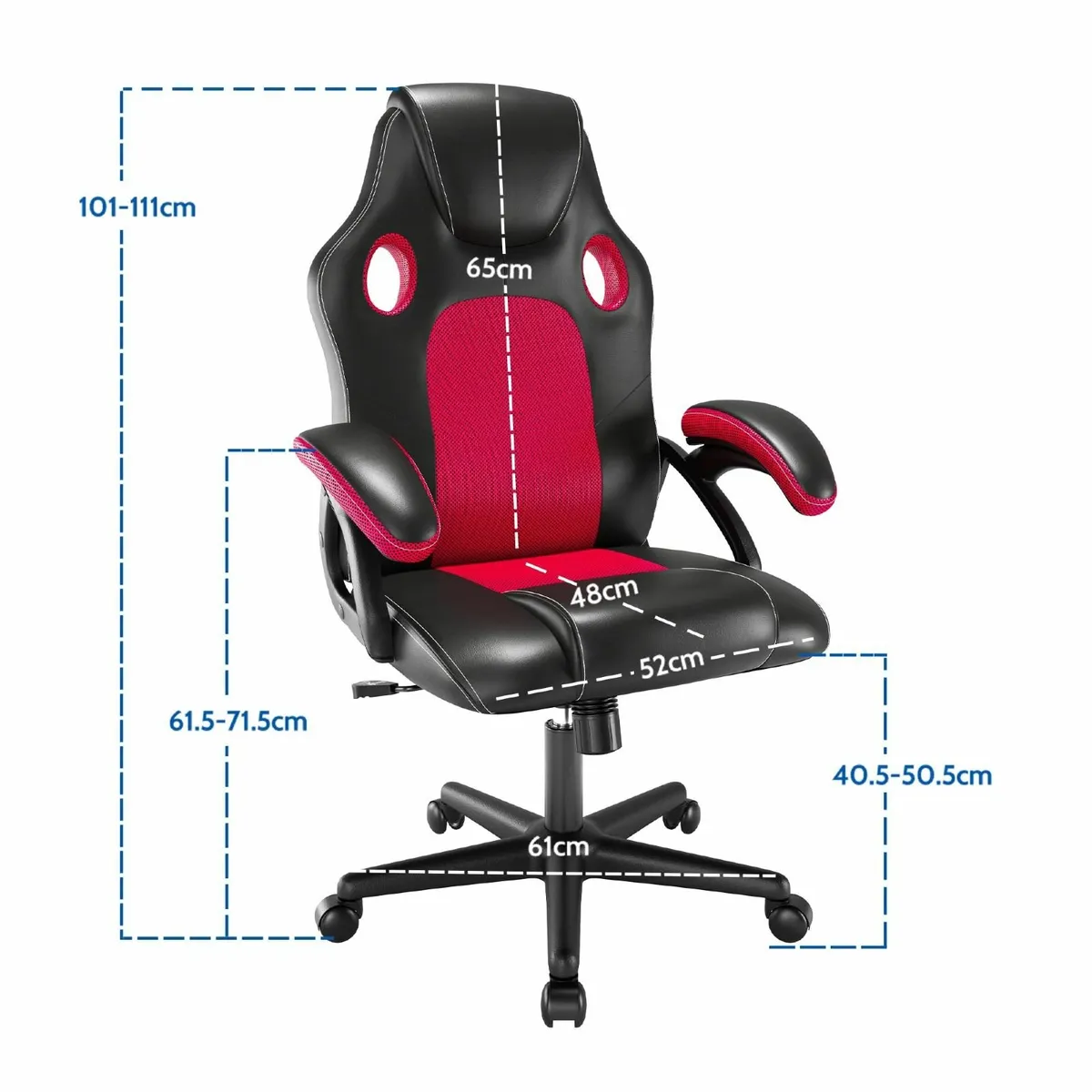 .Ergonomic high back seat breathable mesh insert p - Image 3