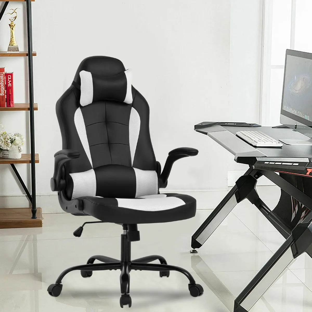 Gaming Chair Ergonomic Office Desk Lumbar Support - Image 2