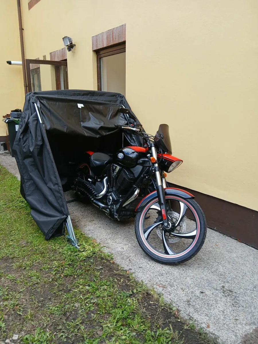 Motorcycle Folding Shed, Shelter, Garage, Cover. - Image 4