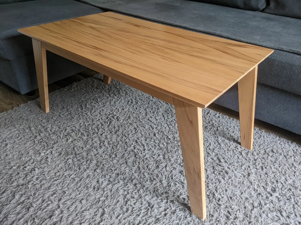 Handmade Beech Wood Coffee Table - Image 3