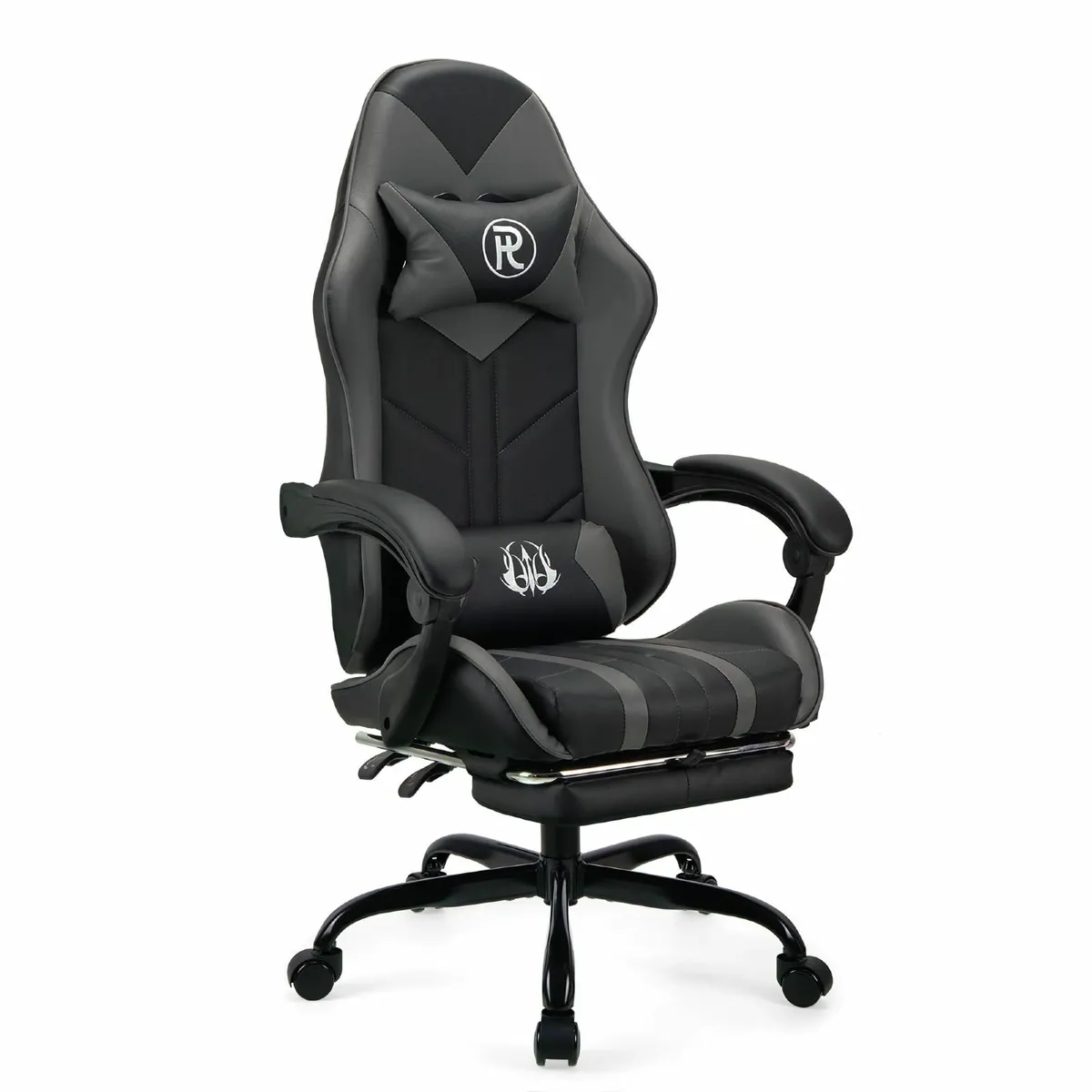 .Ergonomic reclining seat footrest adjustable head - Image 1
