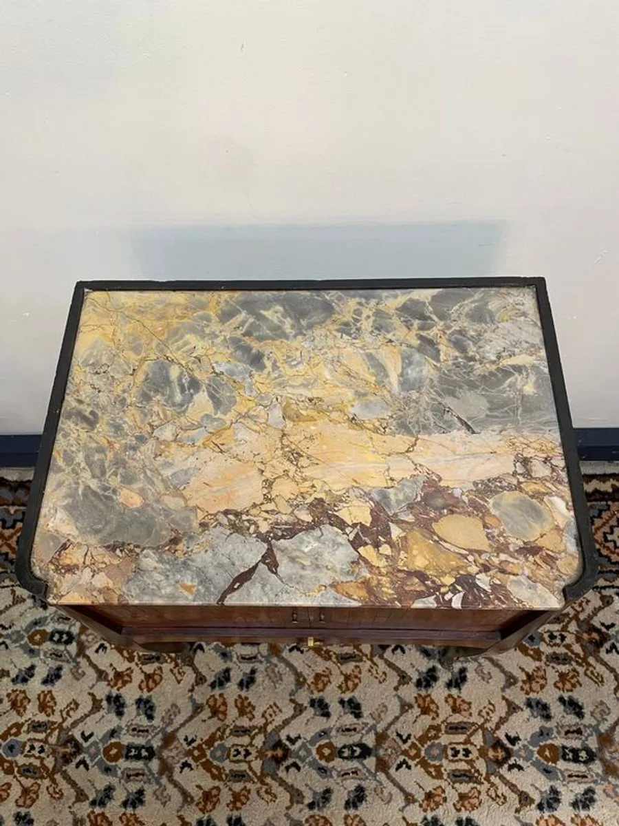 French Side Cabinet with Marble Top - Image 3