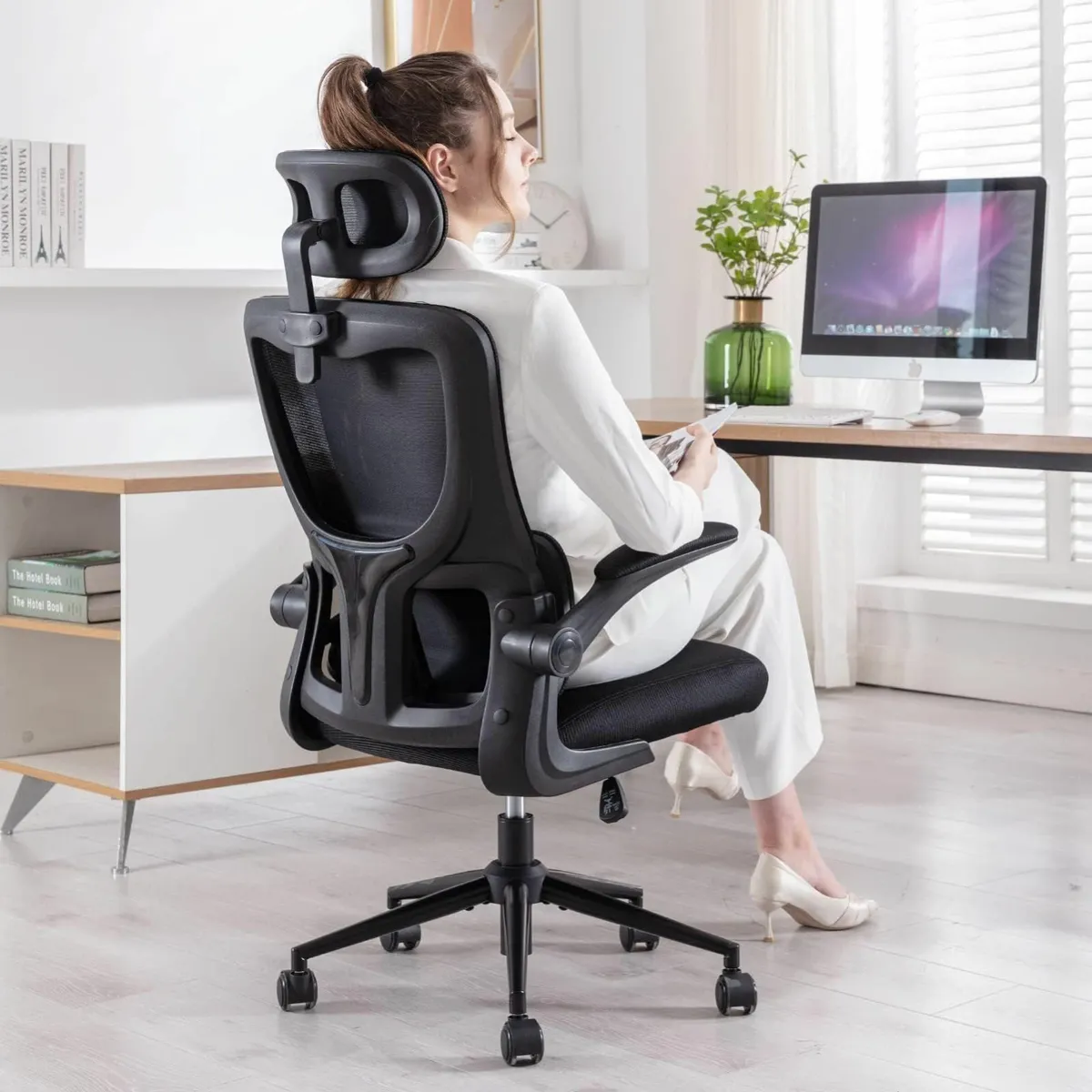Ergonomic Office Chair Height Adjustable Computer - Image 2