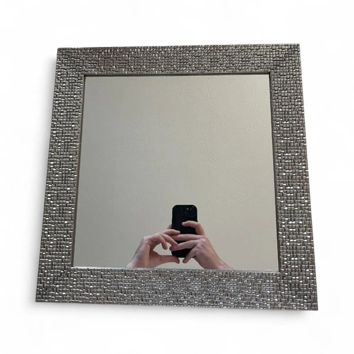 Silver Mosaic Effect Mirror - Image 2
