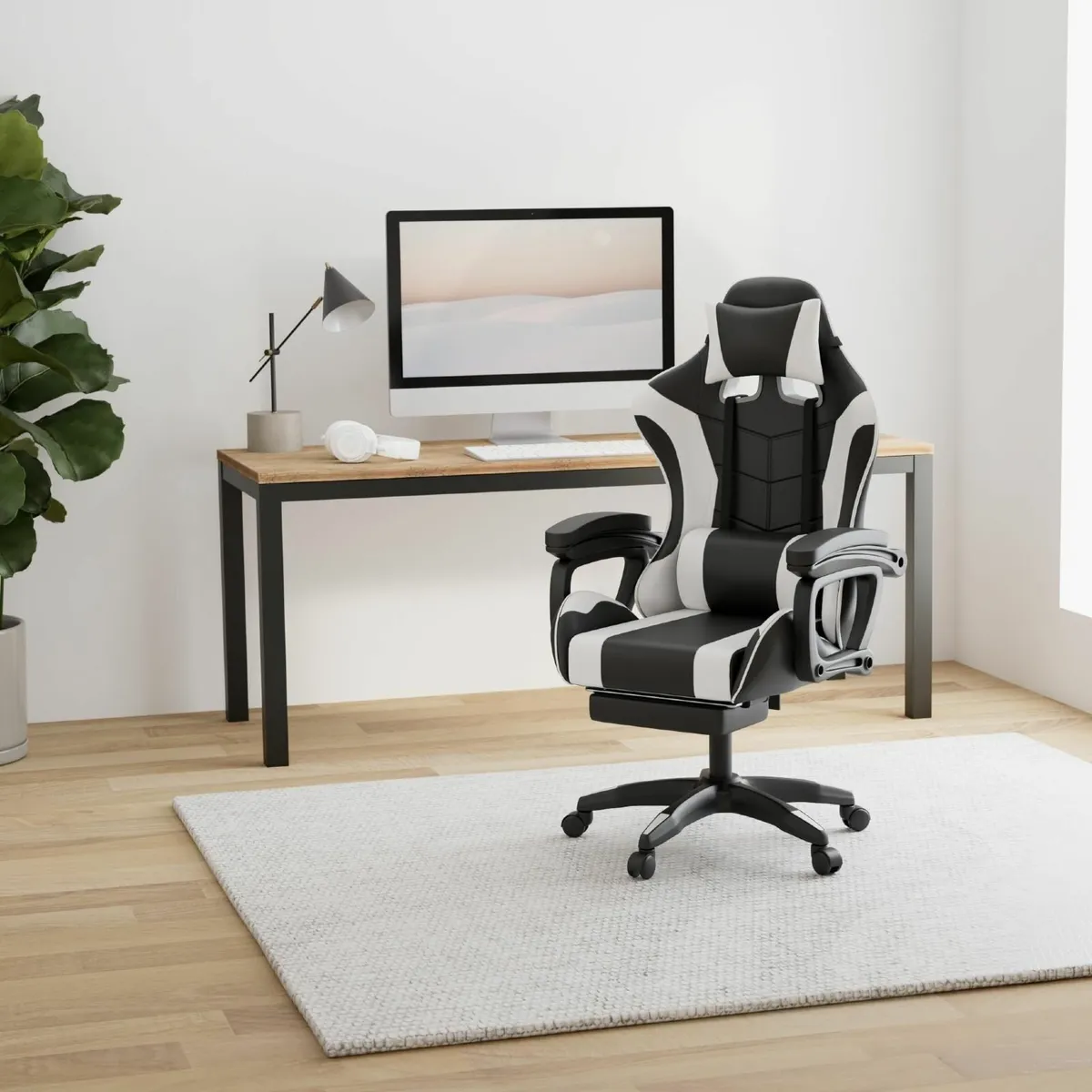 Gaming Chair Ergonomic Computer Office Desk Swivel - Image 2