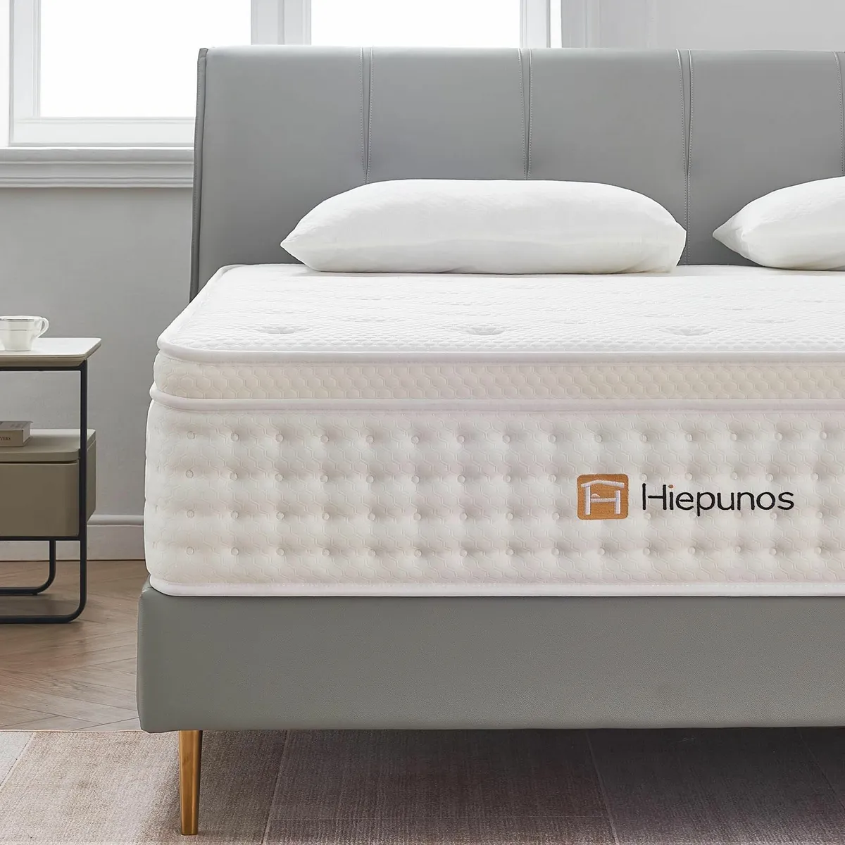 Single Mattress102 Inch Hybrid Memory Foam and Ind - Image 1