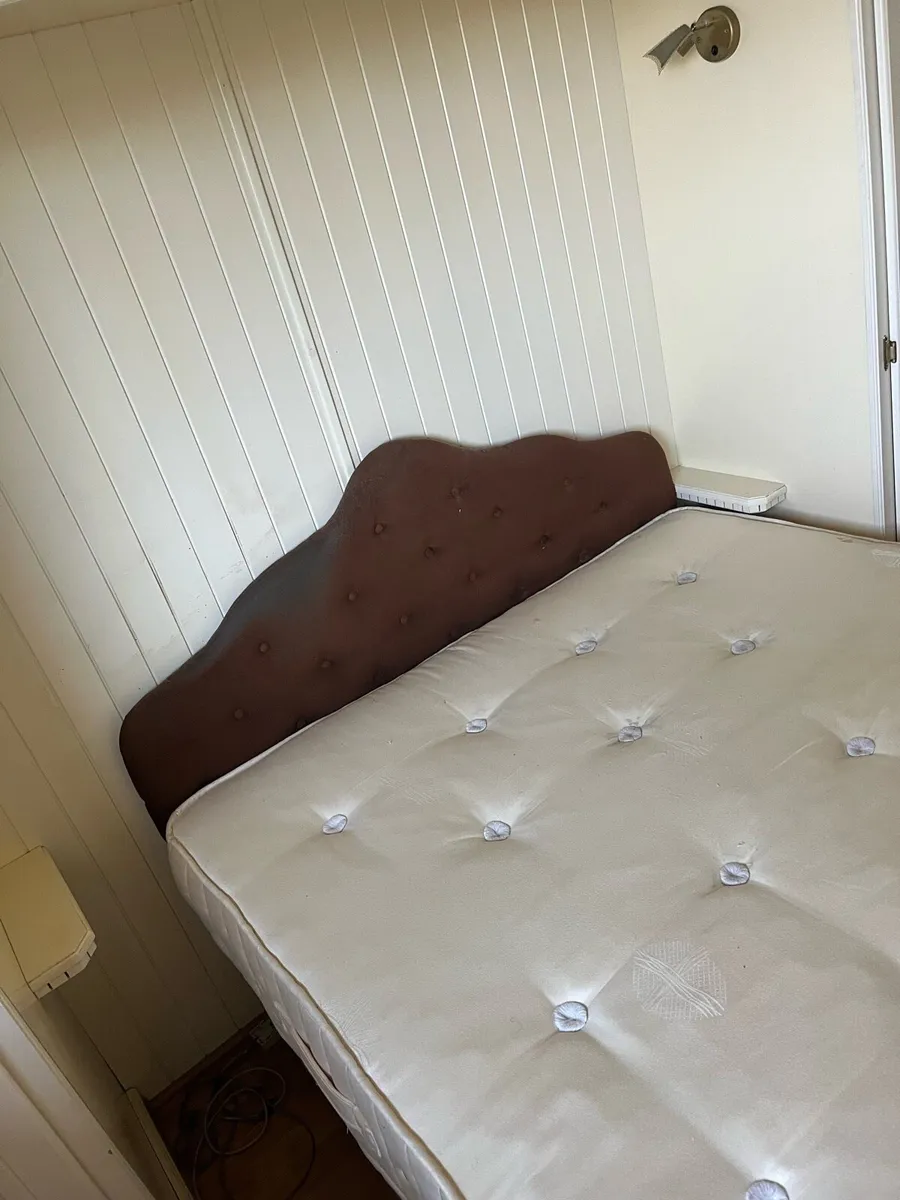 Double bed frame and Mattress - Image 2