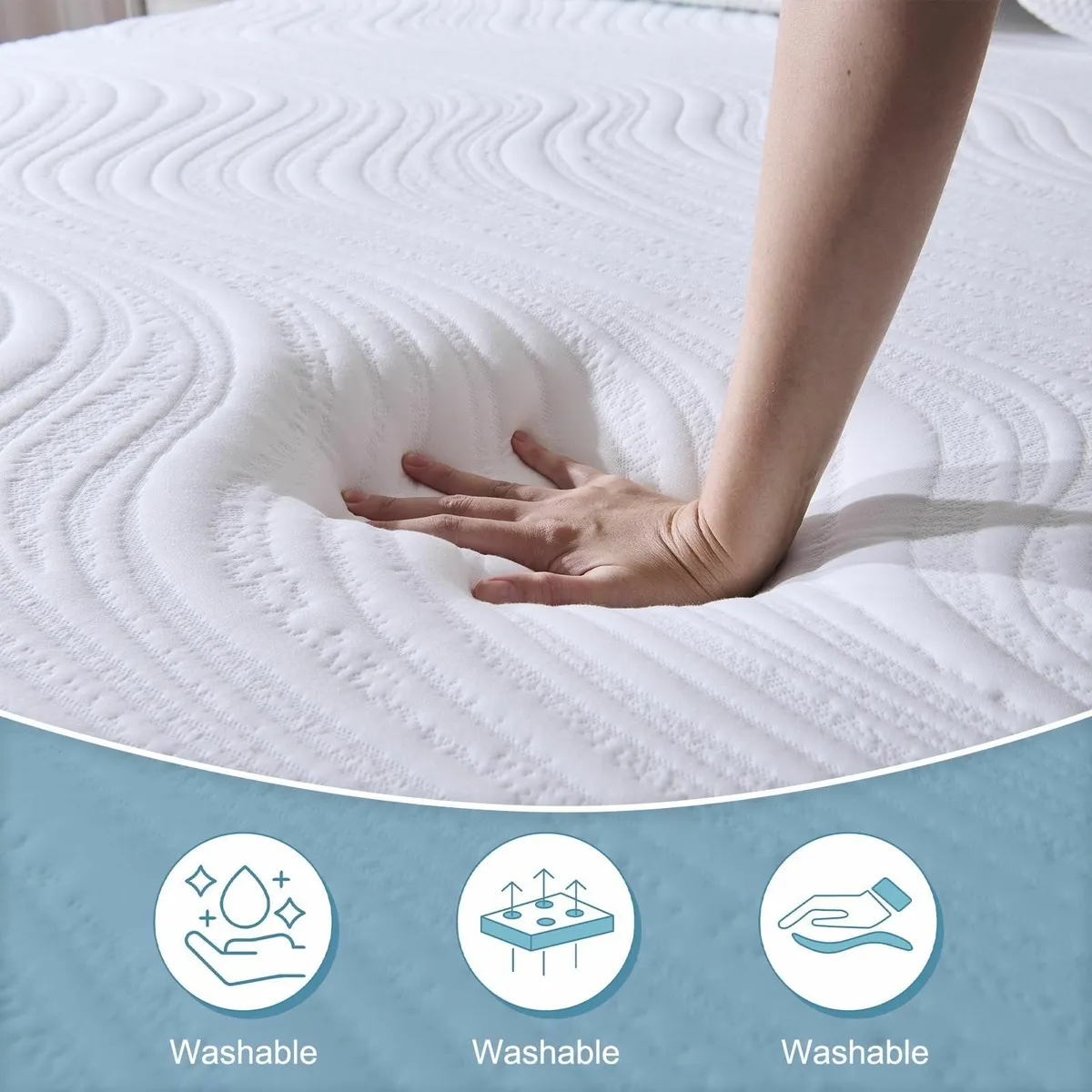 Double Mattress (135x190x20cm) – 20cm Medium Firm - Image 3