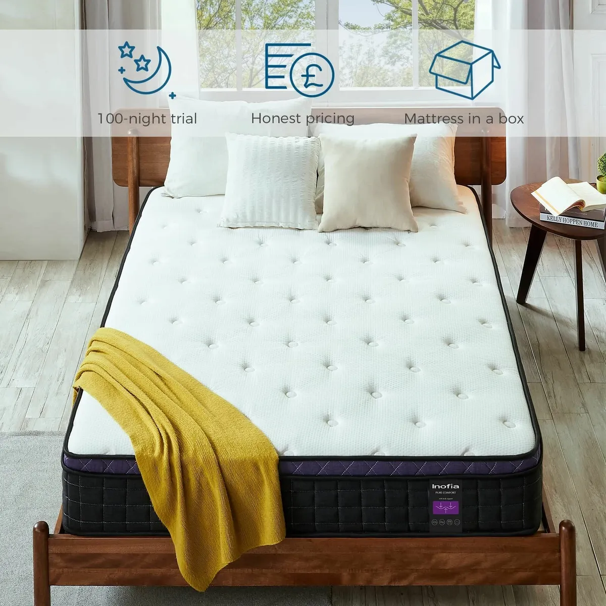 Single MattressMemory Foam Mattress Spring 25cmSle - Image 2