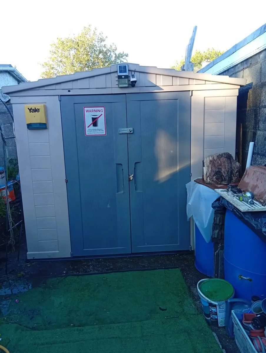 Quality Pvc Keter Garage Storage Shed 8x8ft - Image 4