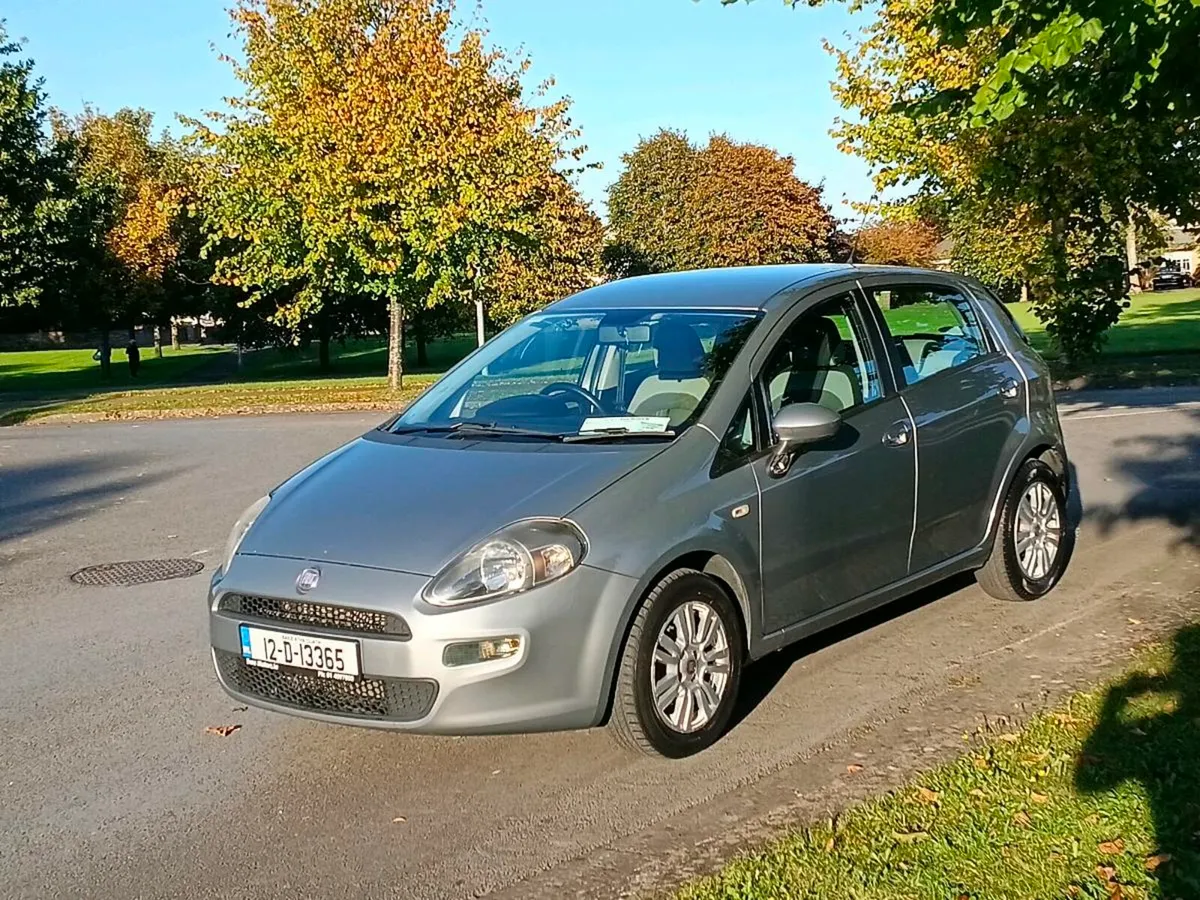 12 Fiat Punto 1.2 A/C New NCT Low KMS - Image 3