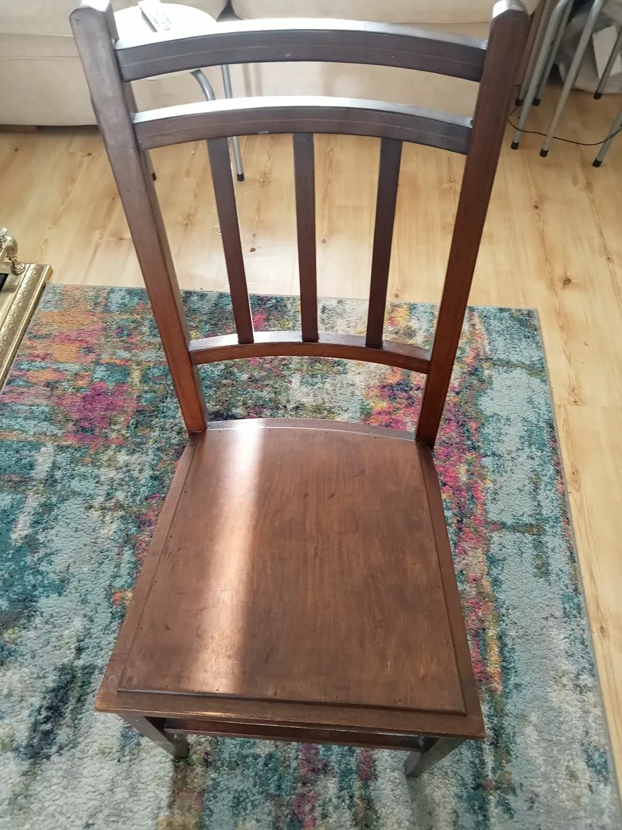 Antique lady's chair & antique piano/organ seat - Image 2