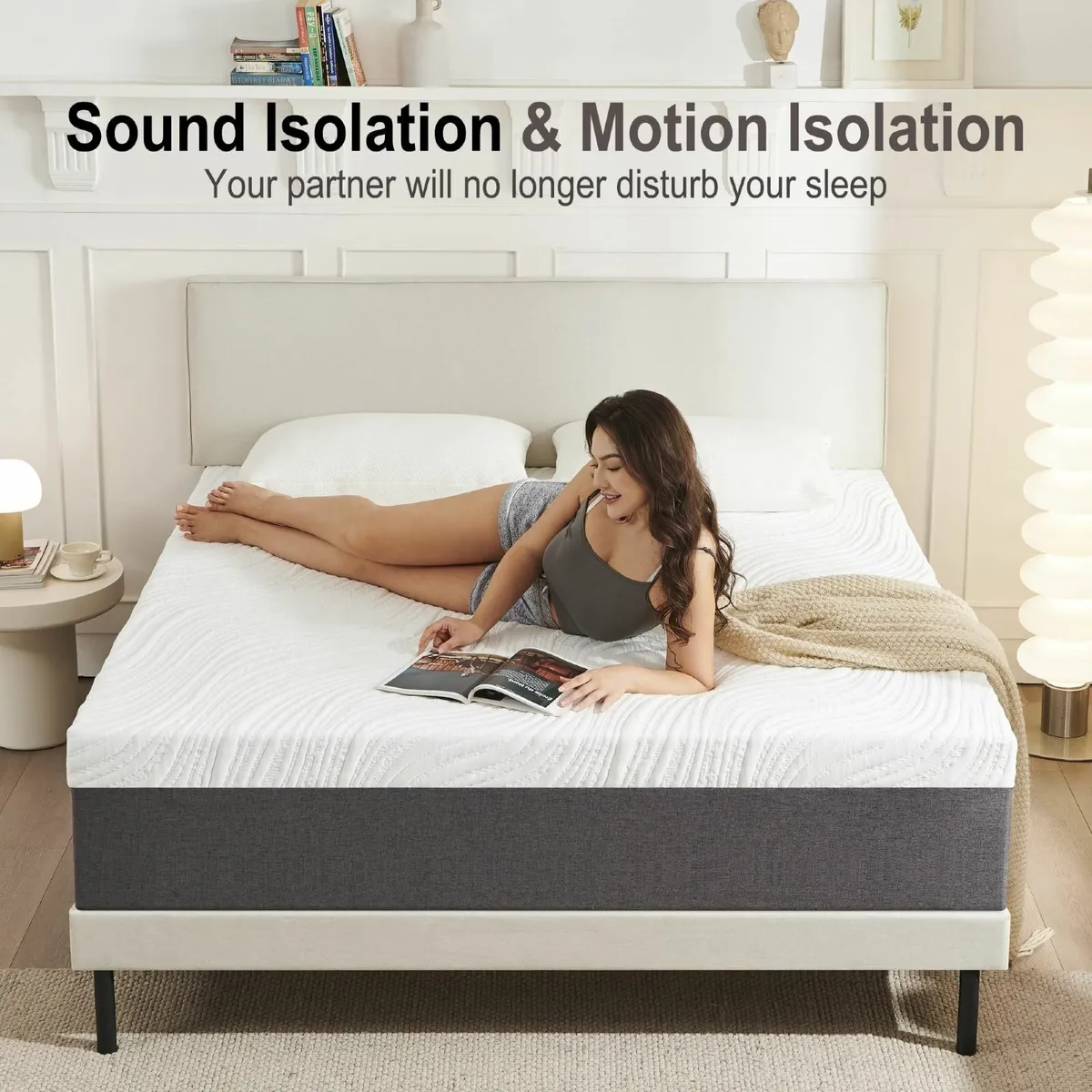 Mattresses 15cm Single Mattress Memory Foam and An - Image 4