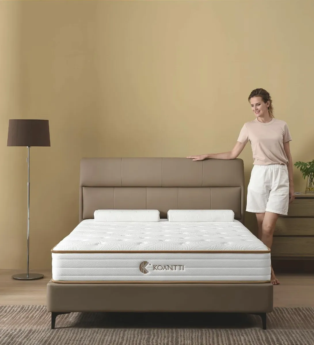 20cm Thick Memory Foam Hybrid Mattress & Pocket Sp - Image 2