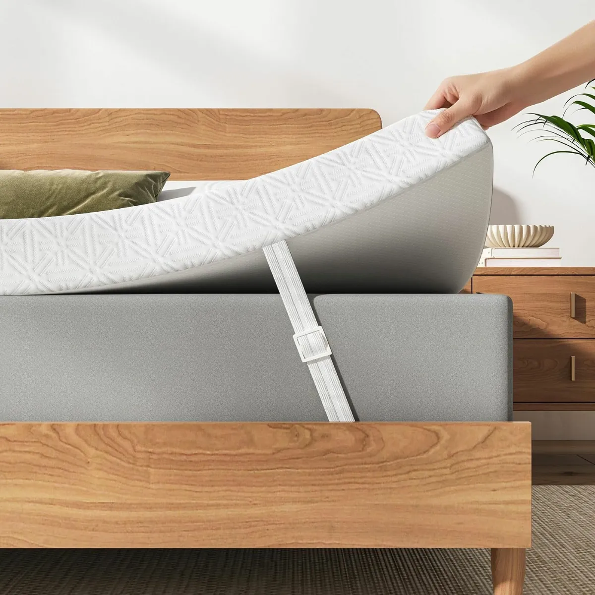 Memory Foam Mattress Topper 8cm Thickness Small Do - Image 1