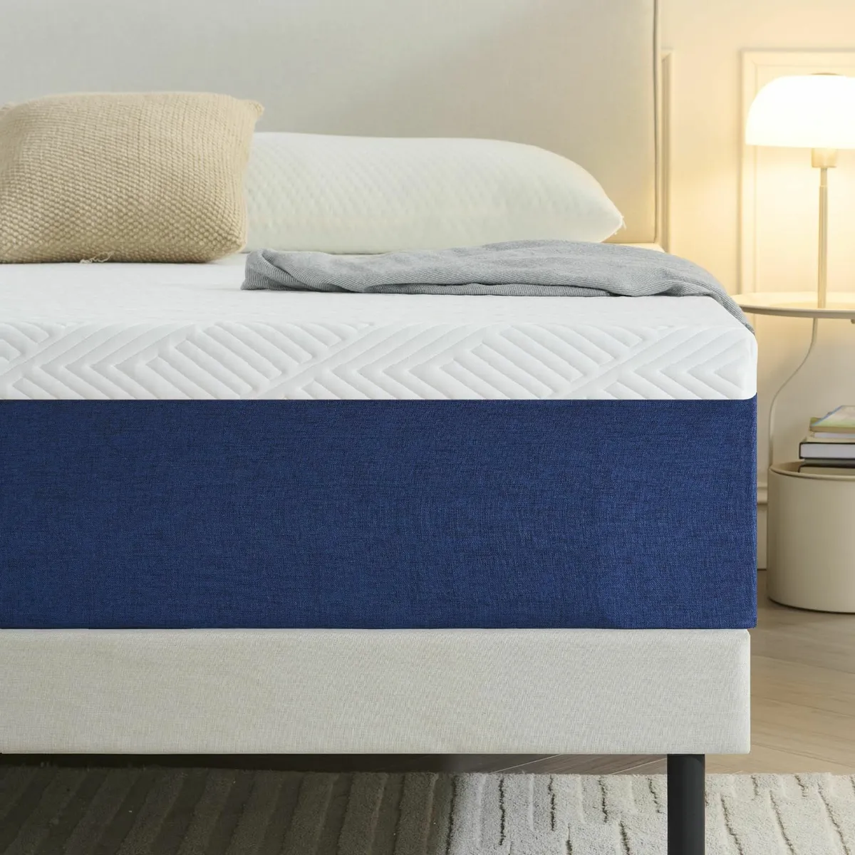 20CM Single Gel Memory Foam Mattress Pressure Reli - Image 1