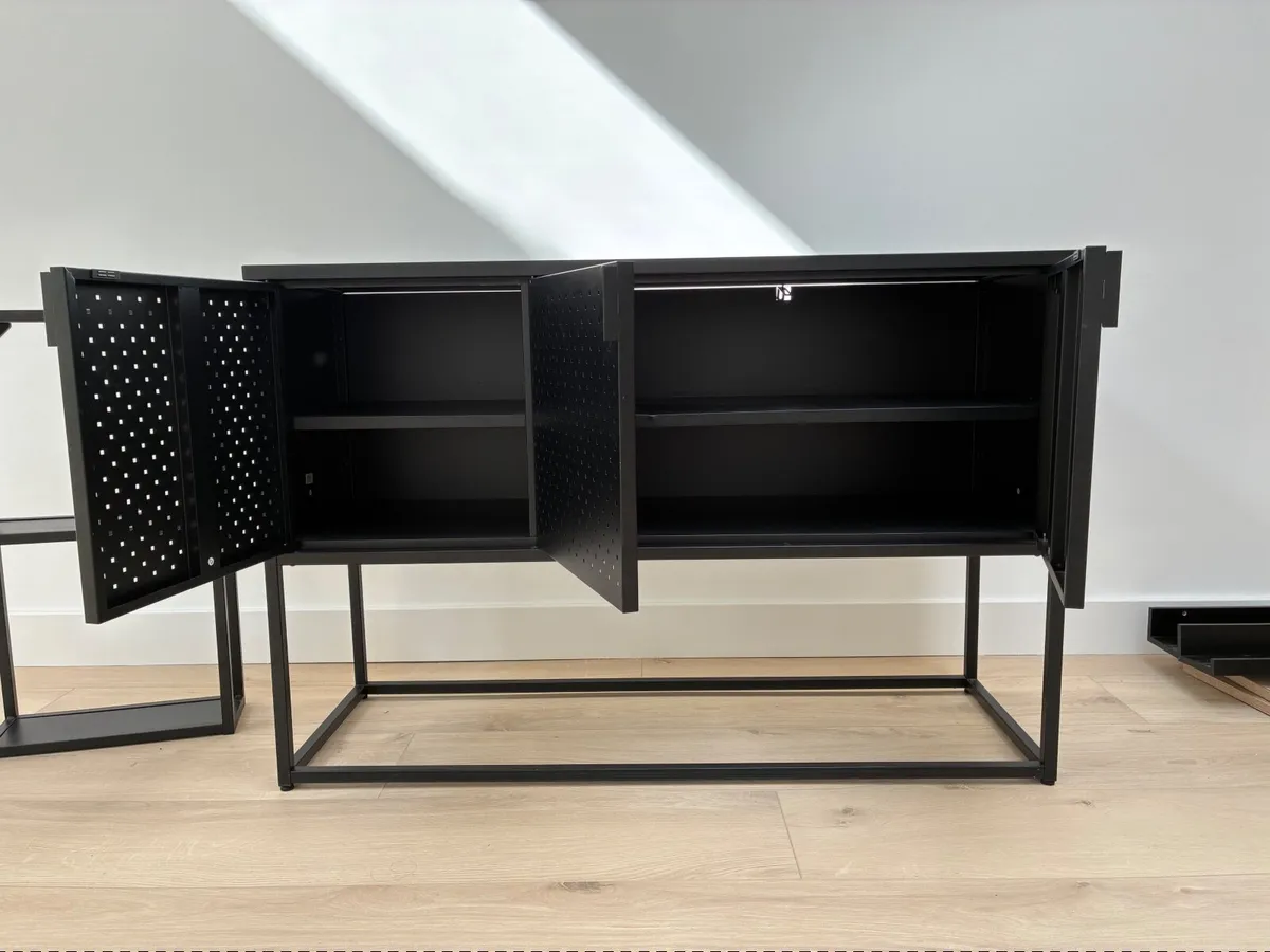 Kitchen side board metal black - Image 2