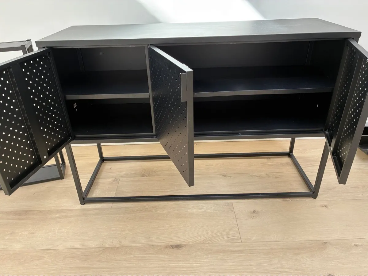 Kitchen side board metal black - Image 3
