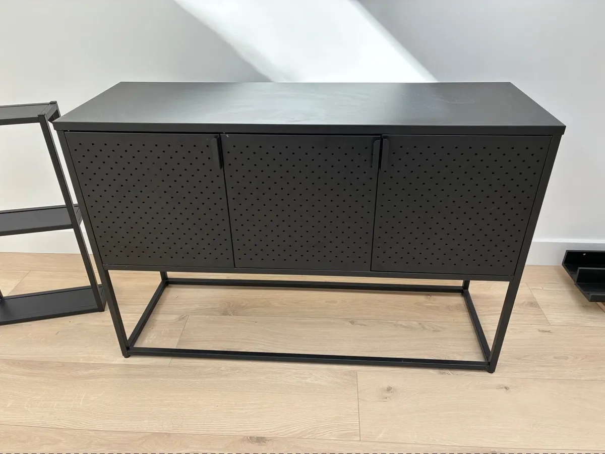 Kitchen side board metal black - Image 1