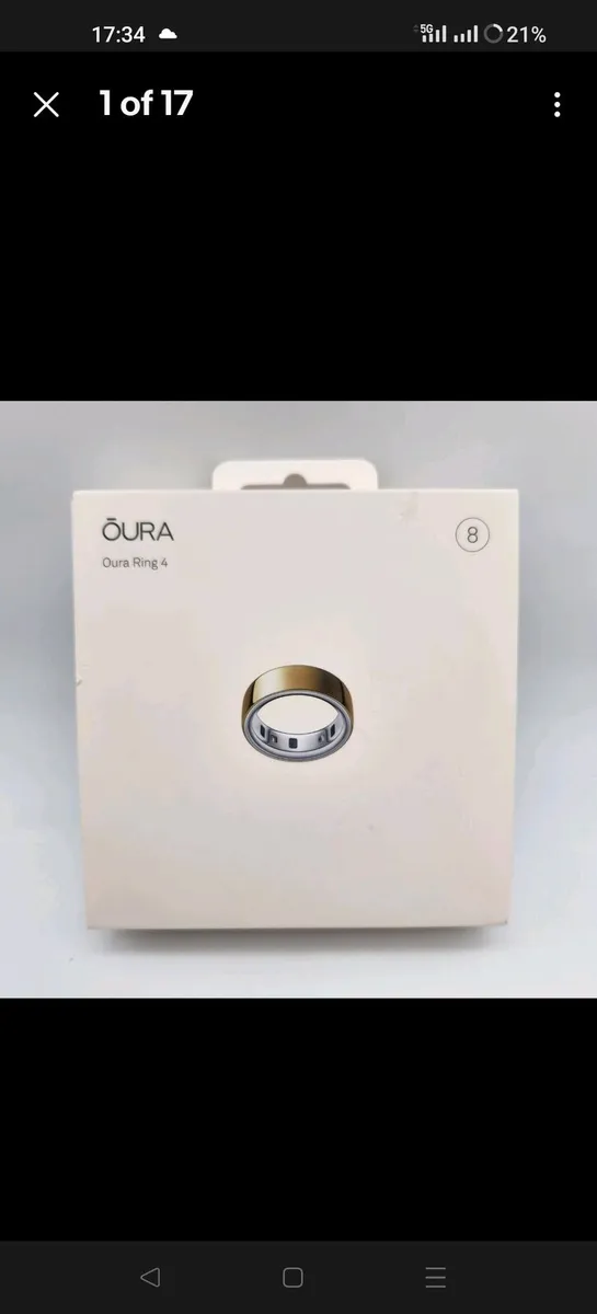 Oura Ring 4 Size 8 Unopened New - Image 1