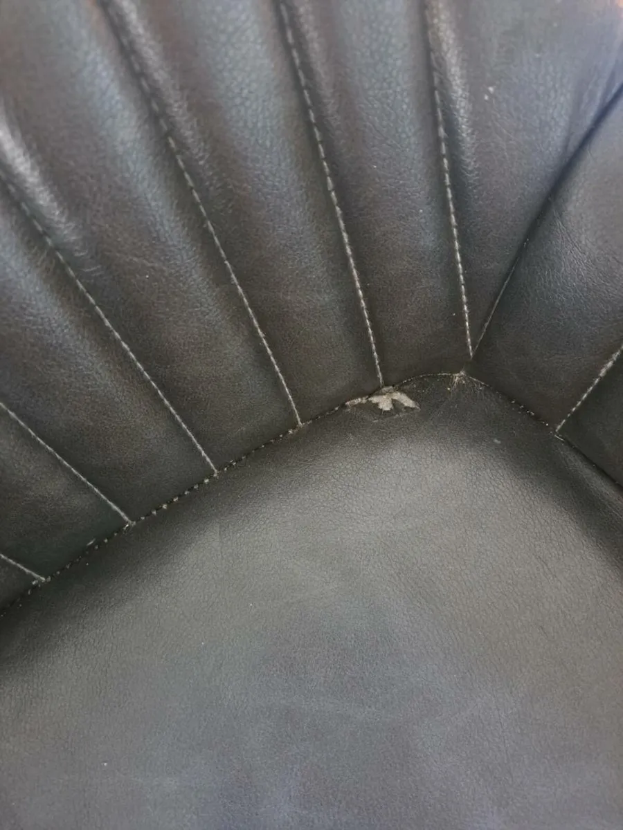 Grey Bar Designer Leather Bar chairs stools - Image 4