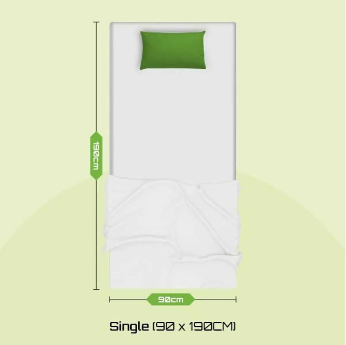 Stress-Free Single Mattress Value Sprung Memory Fo - Image 3