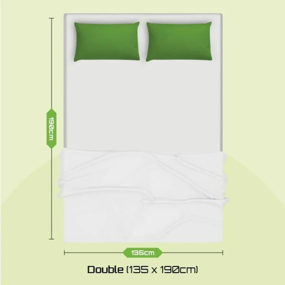 Waterproof Double Mattress Ideal for Children and - Image 3