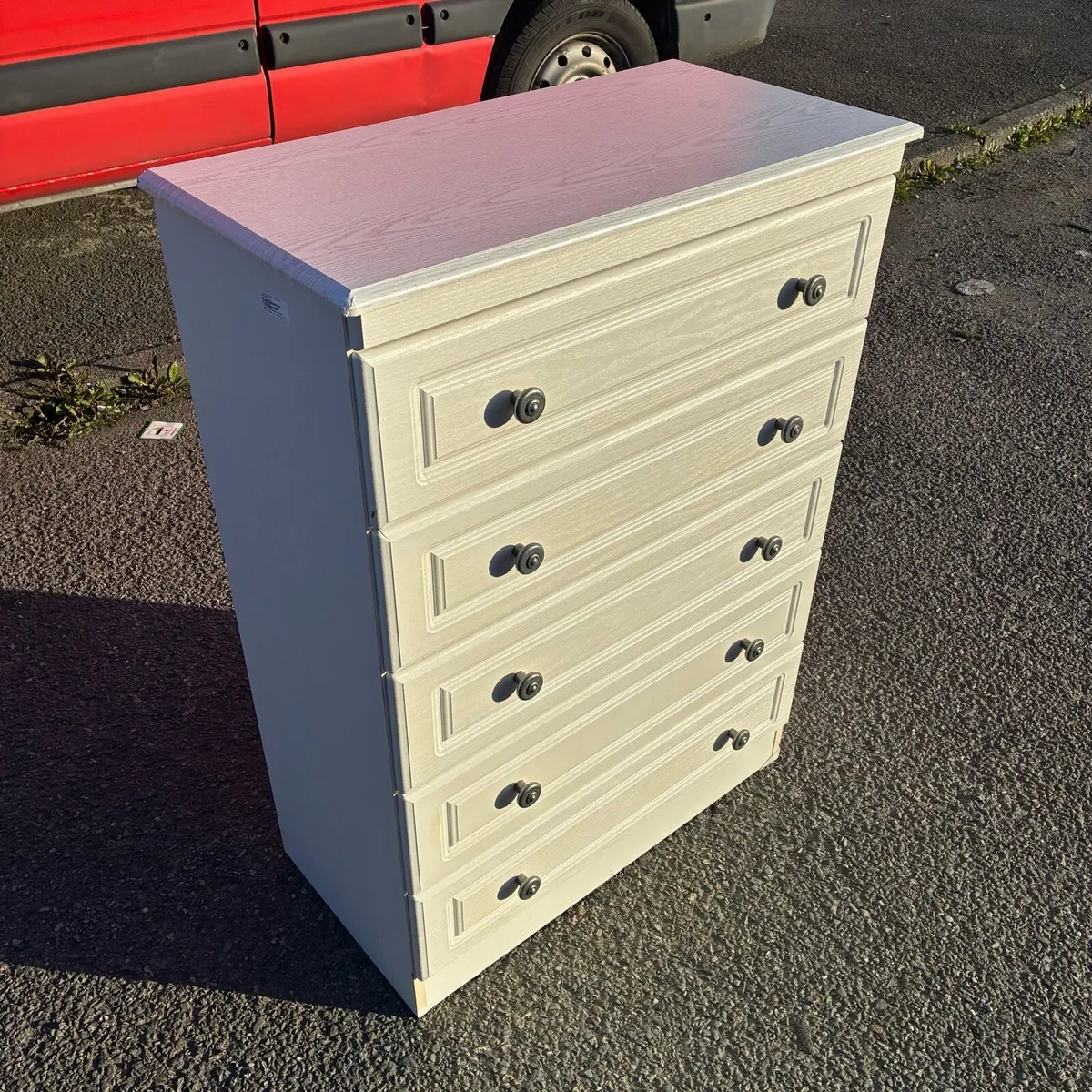 White Chest of drawers - Image 2