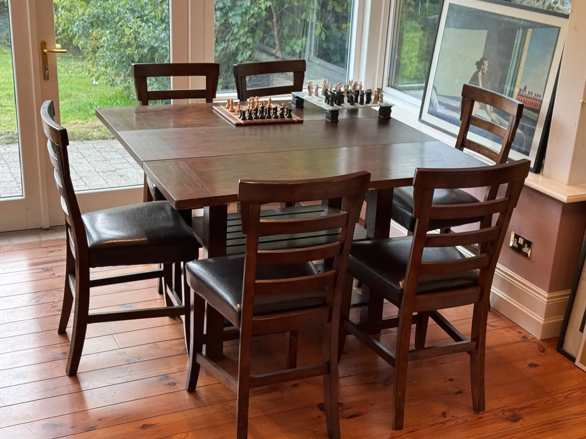 dining table and 6 chairs - Image 1