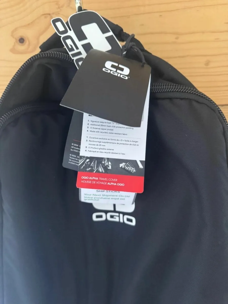 Ogio Alpha Standard Golf Travel Cover, Black - Image 2