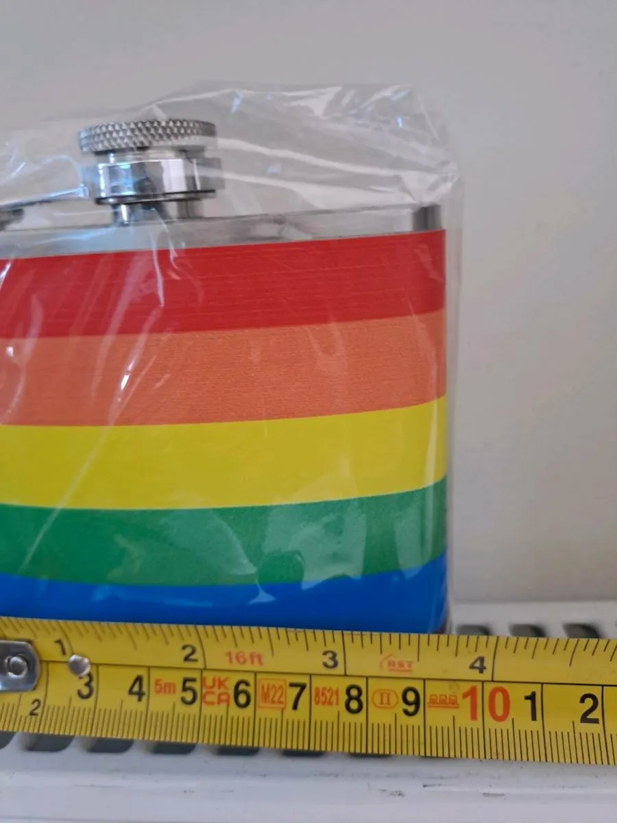 Rainbow hip flask - Image 4