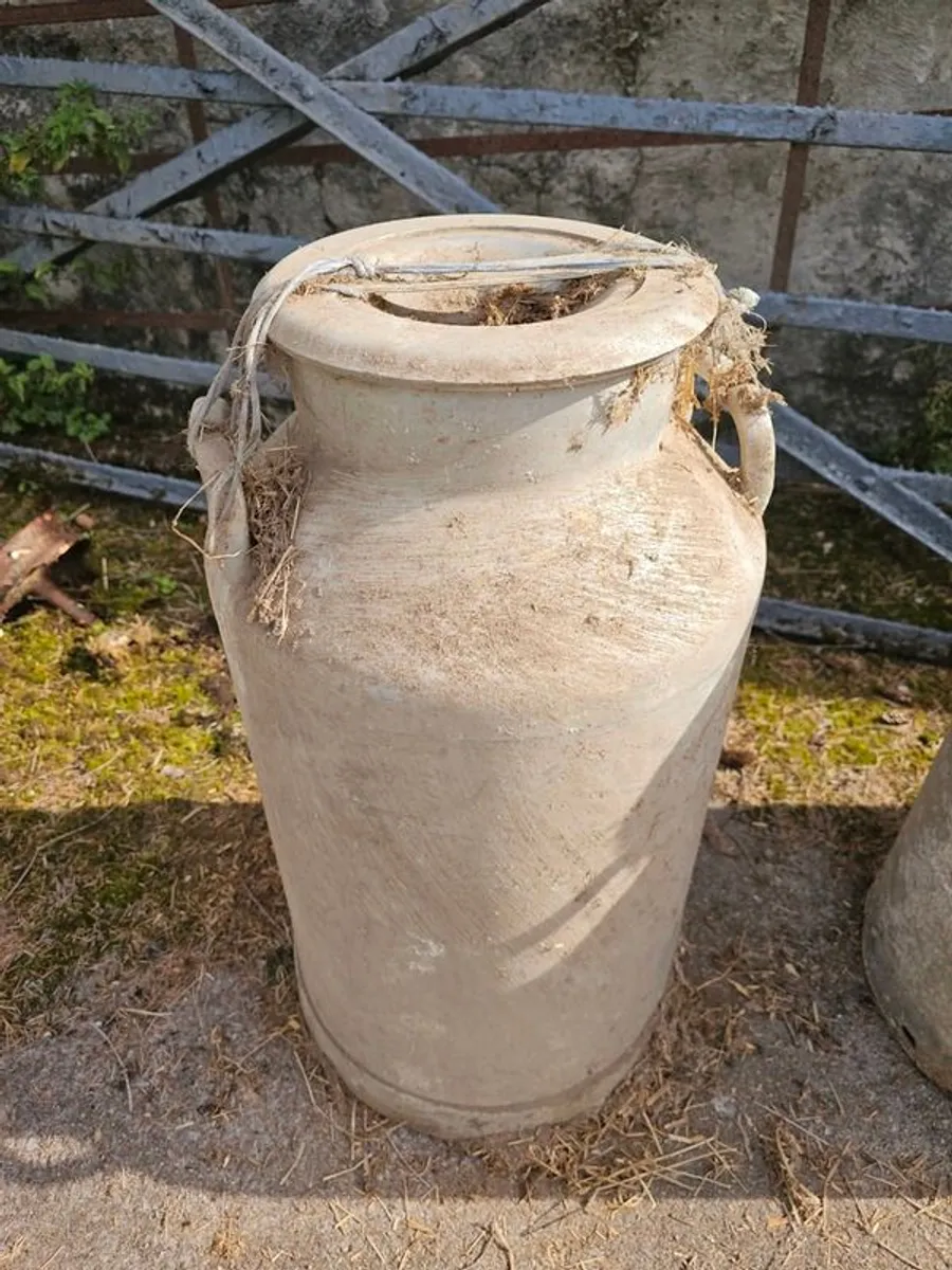 Milk churns for sale - excellent condition - 1960s - Image 2