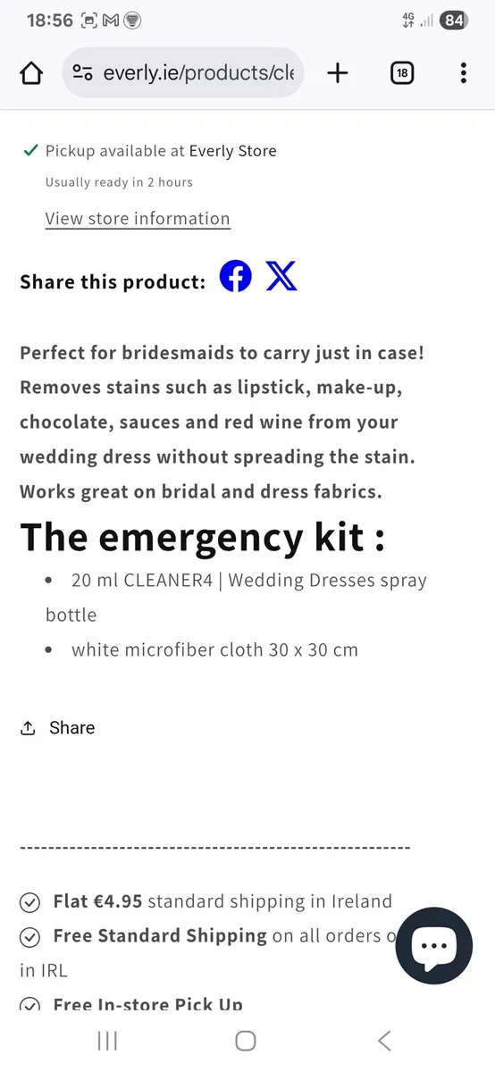 Wedding dress cleaning set - Image 2