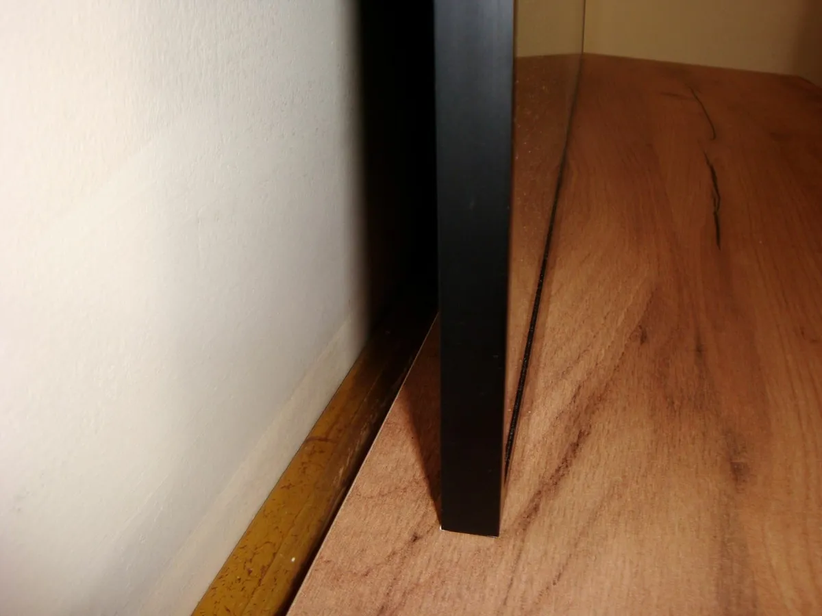 Black frame arch mirror 70 x 100 cm - Image 3