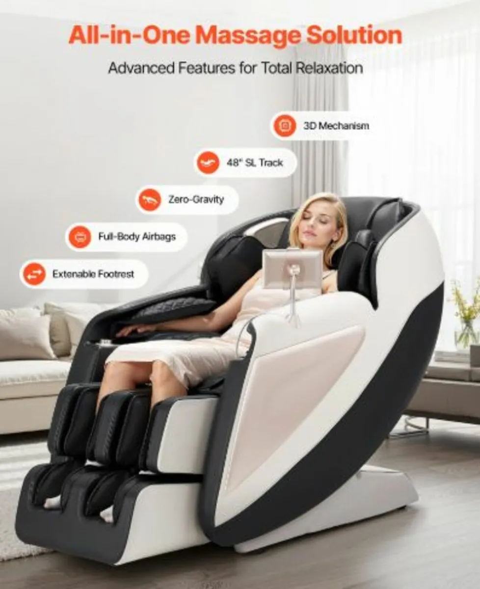 Full Body Massage Chair, 3D Zero Gravity Recliner - Image 2