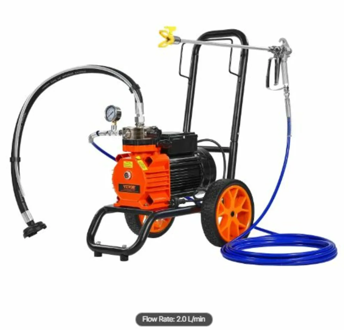 Diaphragm Airless Paint Sprayer,1100 W Efficiency - Image 1