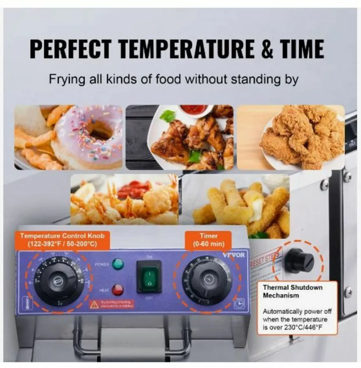 Commercial Electric Deep Fryer - Image 3