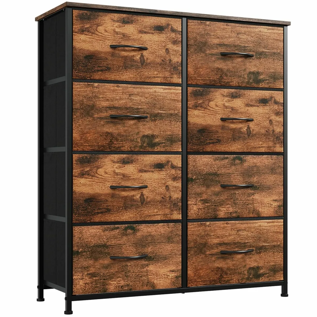 Tall Chest of Drawers for Bedroom 8 Wide Storage O - Image 1