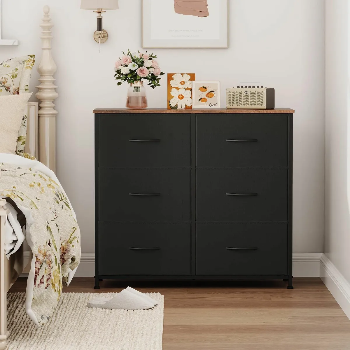Chest of Drawers for Bedroom 6 Wide Storage Organi - Image 2