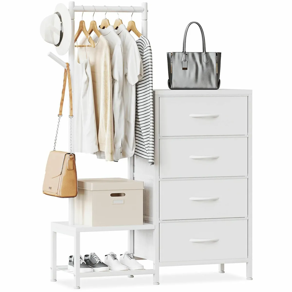 3 in 1 Chest of Drawers Bedroom Including 4 Fabric - Image 1