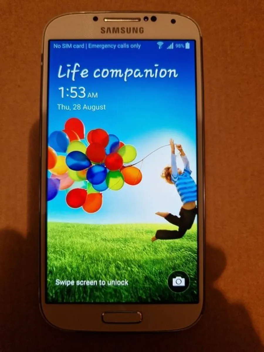 Samsung Galaxy S4, Model GT-I9505, White, 16GB, Ex - Image 2