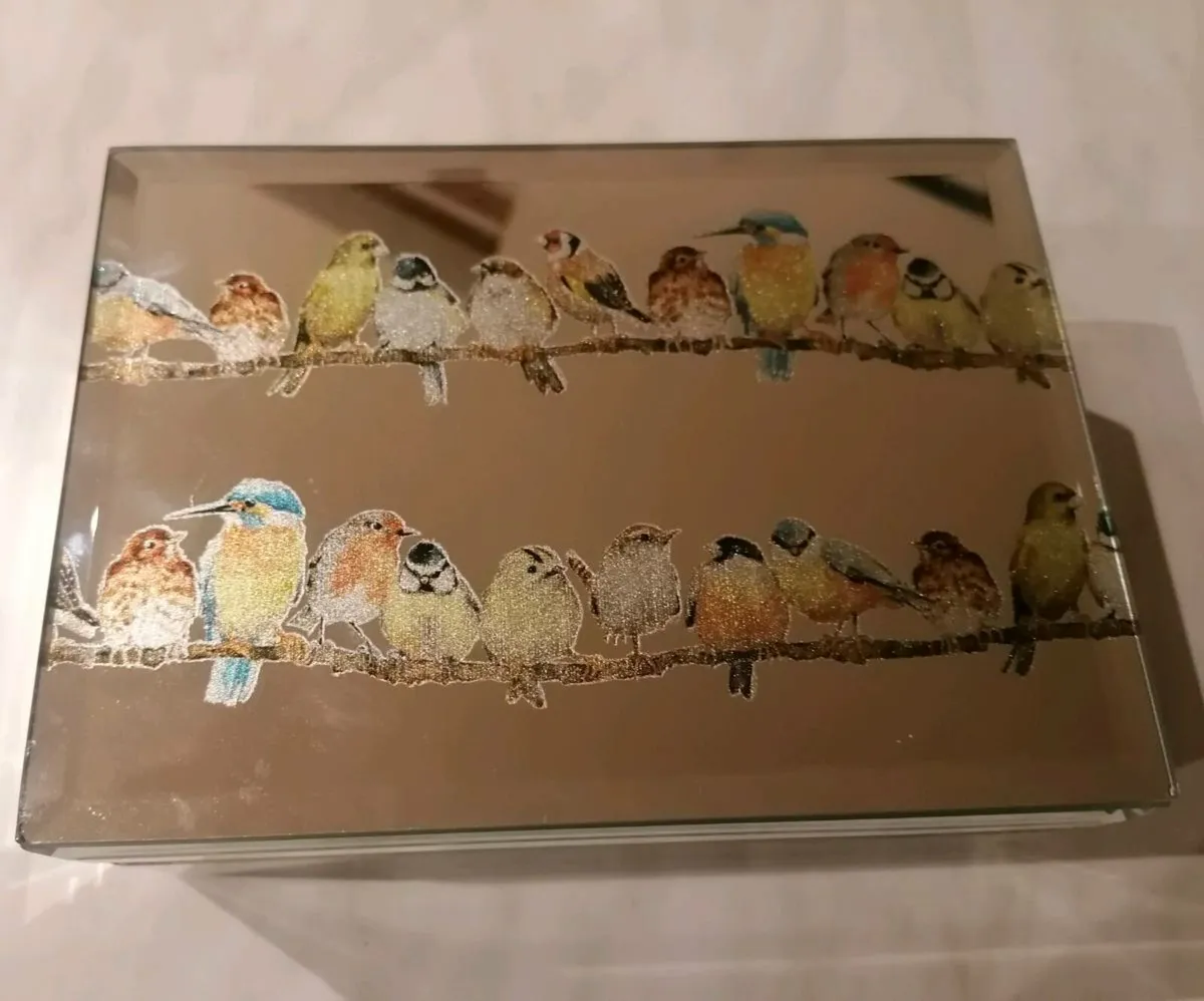 Laura Ashley Mirrored Jewellery Box - Image 1