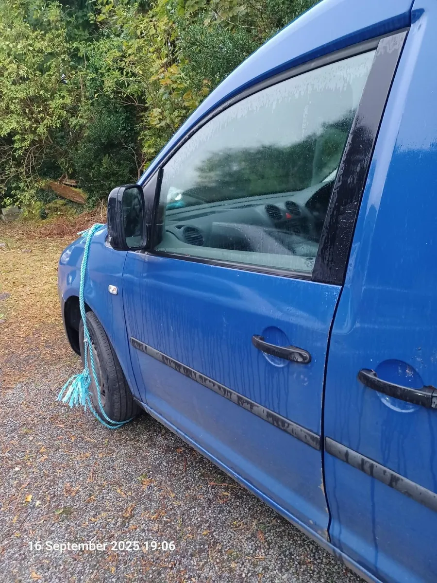 Blue Caddy Van - Broken Engine - Image 1
