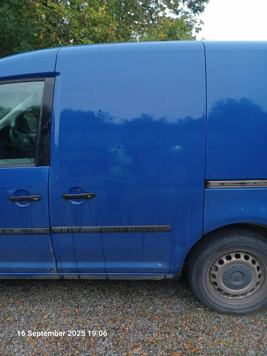Blue Caddy Van - Broken Engine - Image 2